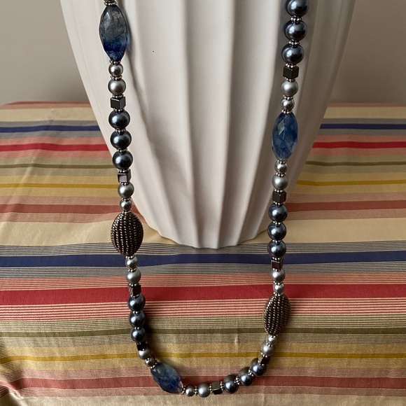 Hand Crafted 20” Long Necklace Perfect for Fall/Winter Outfits - Picture 1 of 9